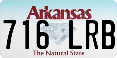 AR license plate 716LRB