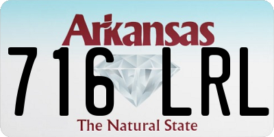 AR license plate 716LRL