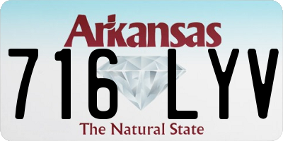AR license plate 716LYV
