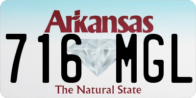 AR license plate 716MGL