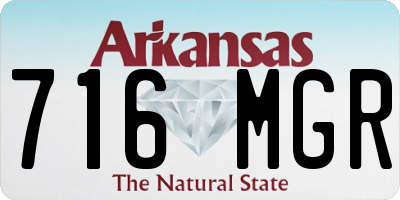 AR license plate 716MGR