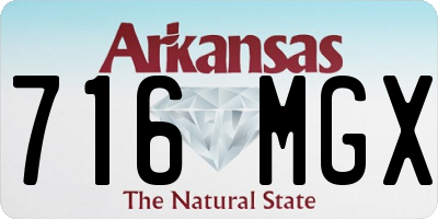 AR license plate 716MGX