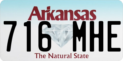 AR license plate 716MHE