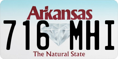 AR license plate 716MHI