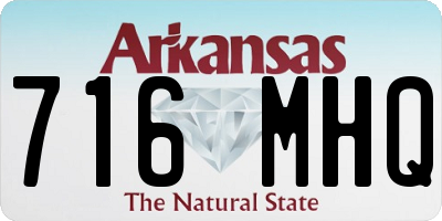AR license plate 716MHQ