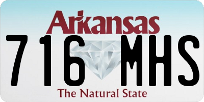 AR license plate 716MHS