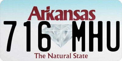 AR license plate 716MHU