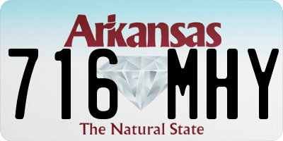 AR license plate 716MHY