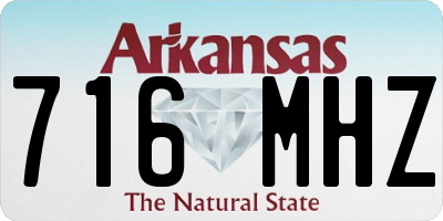 AR license plate 716MHZ