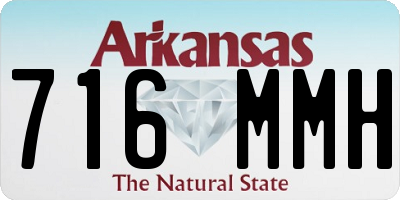 AR license plate 716MMH