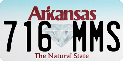AR license plate 716MMS