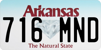 AR license plate 716MND