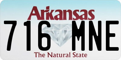 AR license plate 716MNE