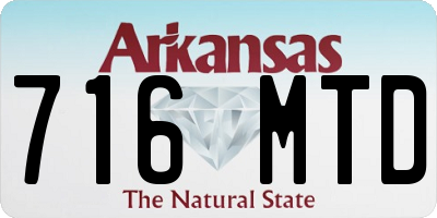 AR license plate 716MTD