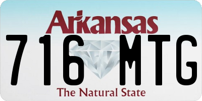 AR license plate 716MTG