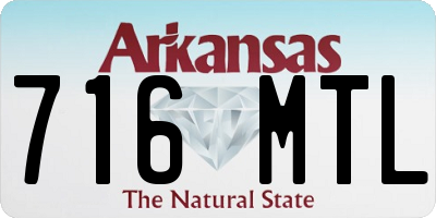 AR license plate 716MTL