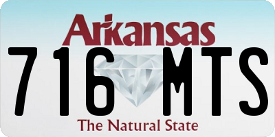 AR license plate 716MTS