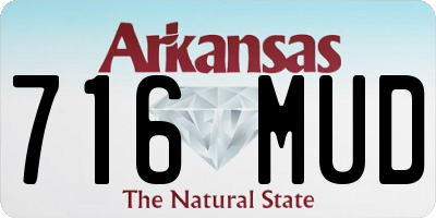 AR license plate 716MUD
