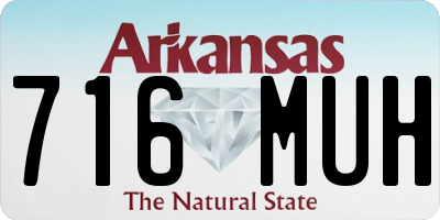 AR license plate 716MUH