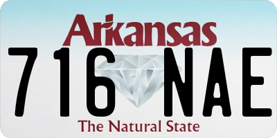 AR license plate 716NAE