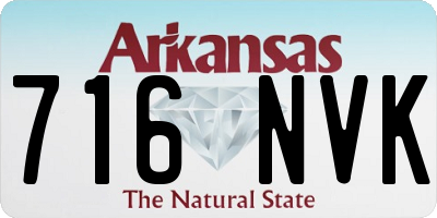 AR license plate 716NVK