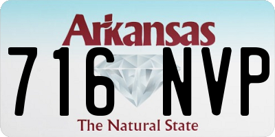 AR license plate 716NVP
