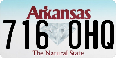 AR license plate 716OHQ
