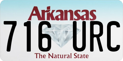 AR license plate 716URC