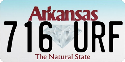 AR license plate 716URF
