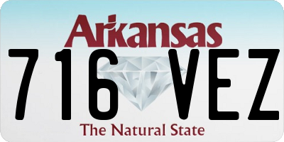 AR license plate 716VEZ