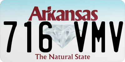 AR license plate 716VMV