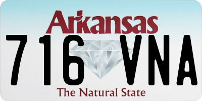 AR license plate 716VNA