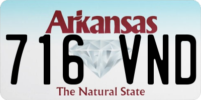AR license plate 716VND