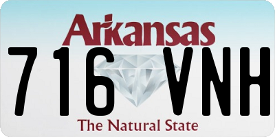 AR license plate 716VNH