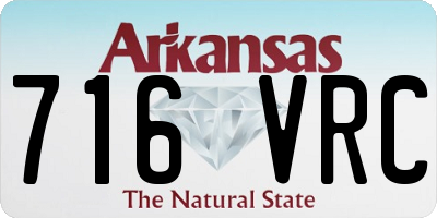 AR license plate 716VRC