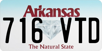 AR license plate 716VTD