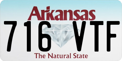 AR license plate 716VTF