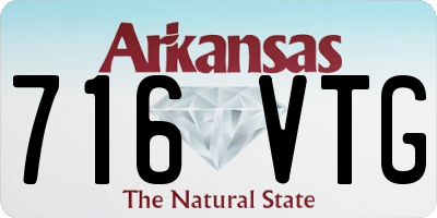 AR license plate 716VTG