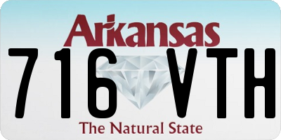AR license plate 716VTH