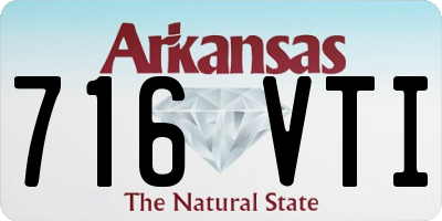 AR license plate 716VTI