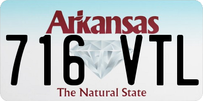 AR license plate 716VTL