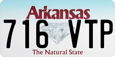 AR license plate 716VTP
