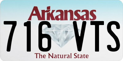 AR license plate 716VTS