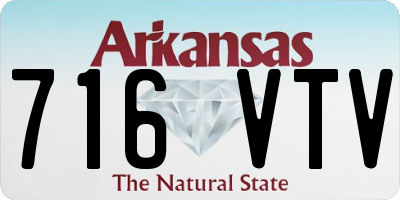 AR license plate 716VTV