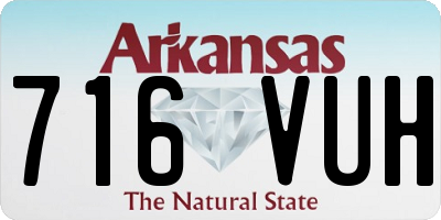 AR license plate 716VUH