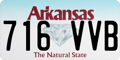 AR license plate 716VVB