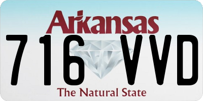 AR license plate 716VVD