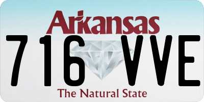 AR license plate 716VVE