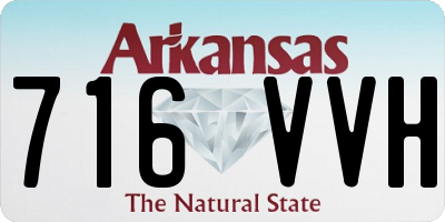 AR license plate 716VVH