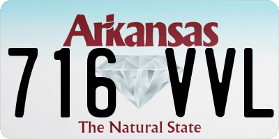 AR license plate 716VVL